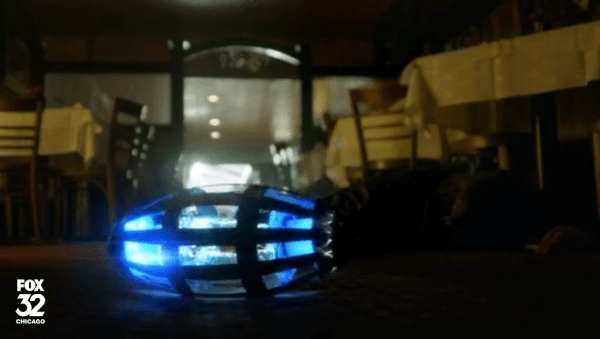 An electrical bomb, a little bit on the ridiculous side, but it looks cool.