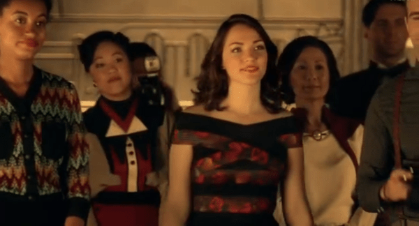 Wells's daughter over there in Earth 2 and their slightly misguided fashion.